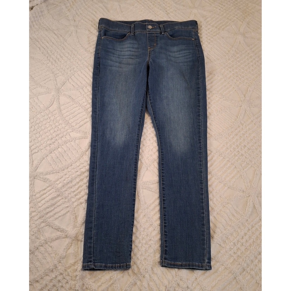 Levi Strauss Signature 12M W31 L30 Totally Shaping Pull On‎ Skinny Jeans Blue